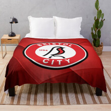 Fleece Throw Blanket Bristol FC Home for Sofa Couch Kids 60 x 50 Inches