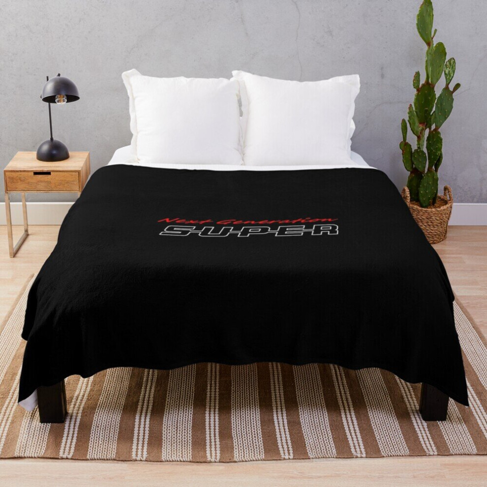 Fleece Throw Blanket Scania Super Next Generation for Sofa Couch Kids 60 x 50 Inches
