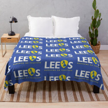 Fleece Throw Blanket LEEDS UNITED for Sofa Couch Kids 60 x 50 Inches
