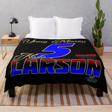 Fleece Throw Blanket Kyle Larson Yung Money Gold Edition for Sofa Couch Kids 60 x 50 Inches
