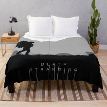 Fleece Throw Blanket Death stranding for Sofa Couch Kids 60 x 50 Inches
