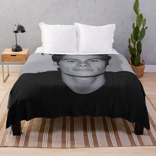 Fleece Throw Blanket Dylan O'Brien for Sofa Couch Kids 60 x 50 Inches