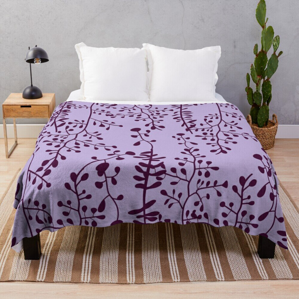 Fleece Throw Blanket Twilight Bella Bedding Pattern for Sofa Couch Kids 60 x 50 Inches