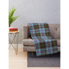 Fleece Throw Blanket Clan Anderson Tartan for Sofa Couch Kids 60 x 50 Inches