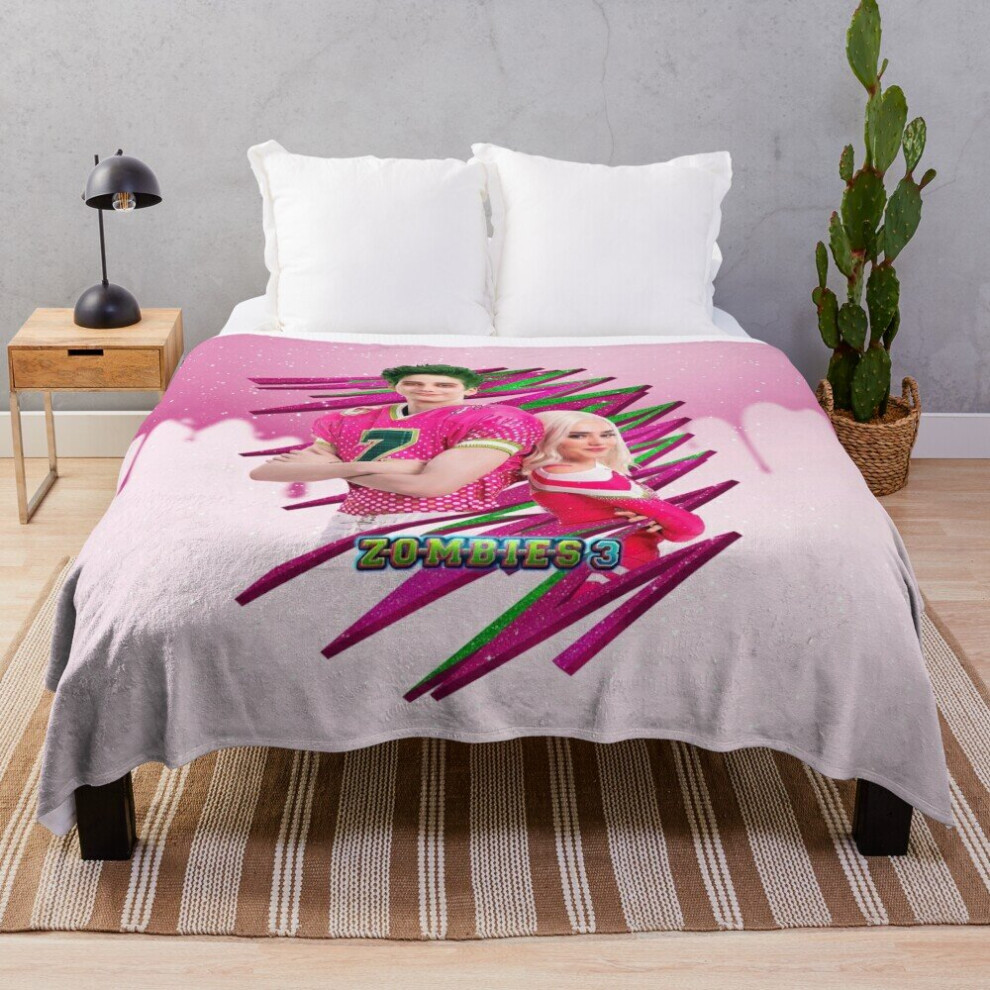 Fleece Throw Blanket Zombies 3 - Zed and Addison Magic  for Sofa Couch Kids 60 x 50 Inches