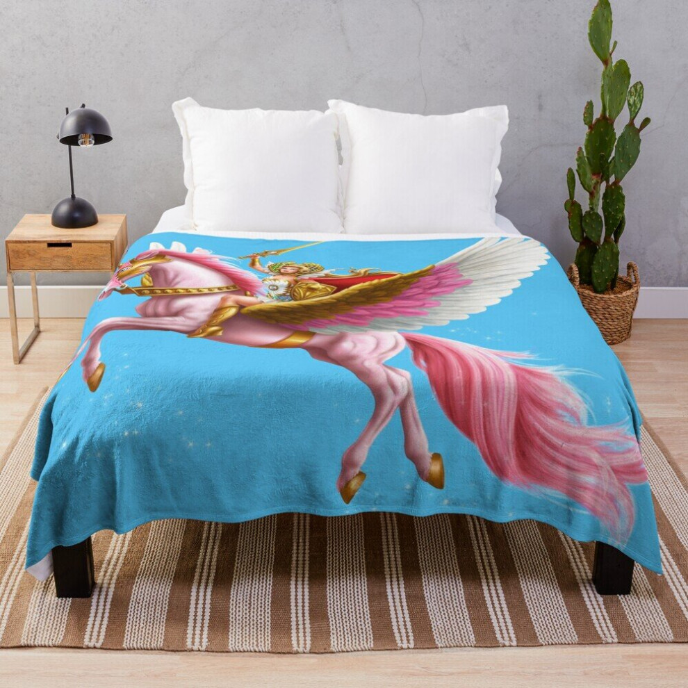 Fleece Throw Blanket She-Ra: Princess of Power!! for Sofa Couch Kids 60 x 50 Inches