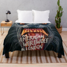 Fleece Throw Blanket An American Werewolf in London for Sofa Couch Kids 60 x 50 Inches