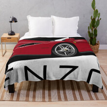 Fleece Throw Blanket Ferrari Enzo for Sofa Couch Kids 60 x 50 Inches