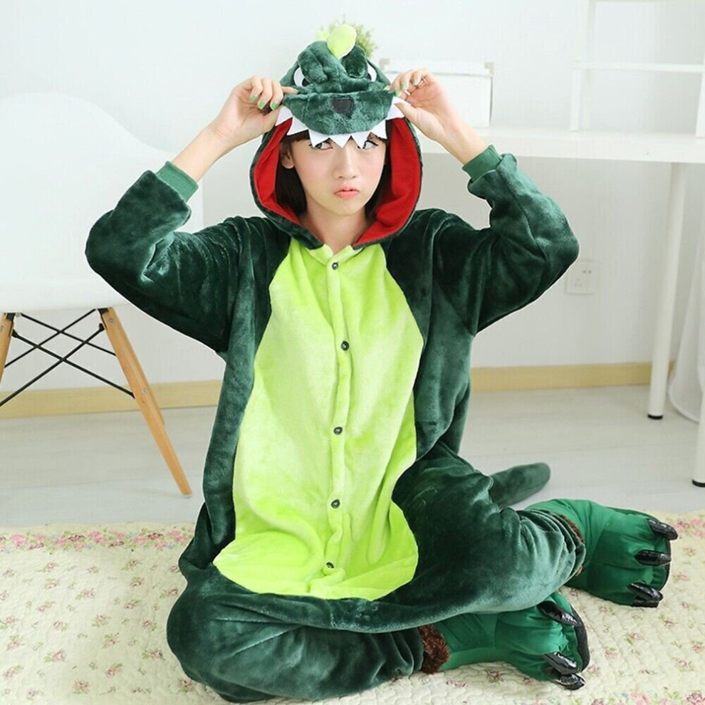 (L) Adult Dinosaur Unisex Kigurumi Animal Cosplay Costume Onesie12 Pajamas Sleep