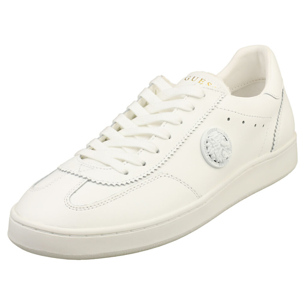 (11) Guess Fm7fanell12 Mens Casual Trainers in White