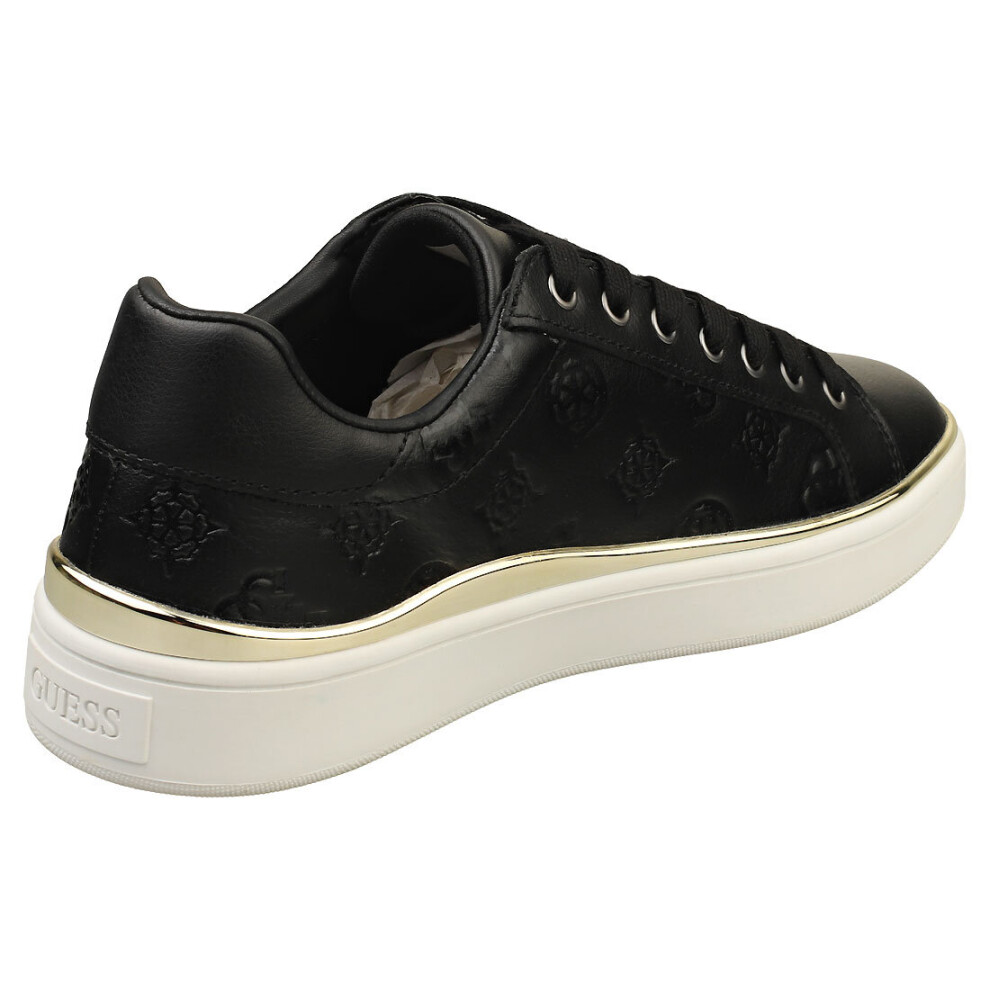 (7) Guess Fl7bnnfal12 Womens Fashion Trainers in Black