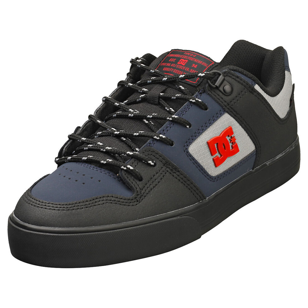 (7) DC Shoes Pure Wnt Mens Skate Trainers in Navy Black