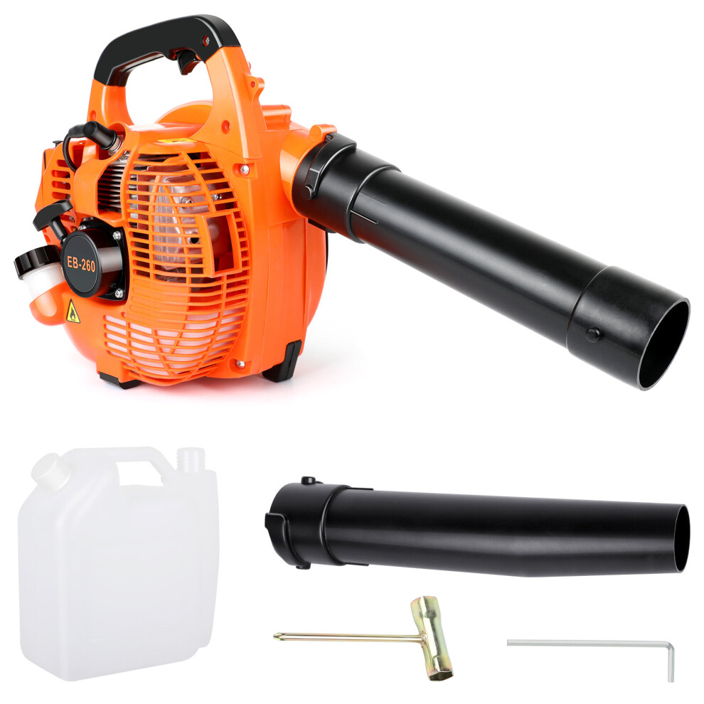 Cordless Petrol Garden Leaf Blower  with 1 Bi-Pot + 1 Sleeve + 1 Allen + 1 Duct + 2 Shoulder Straps for Blowing Leaves Wood