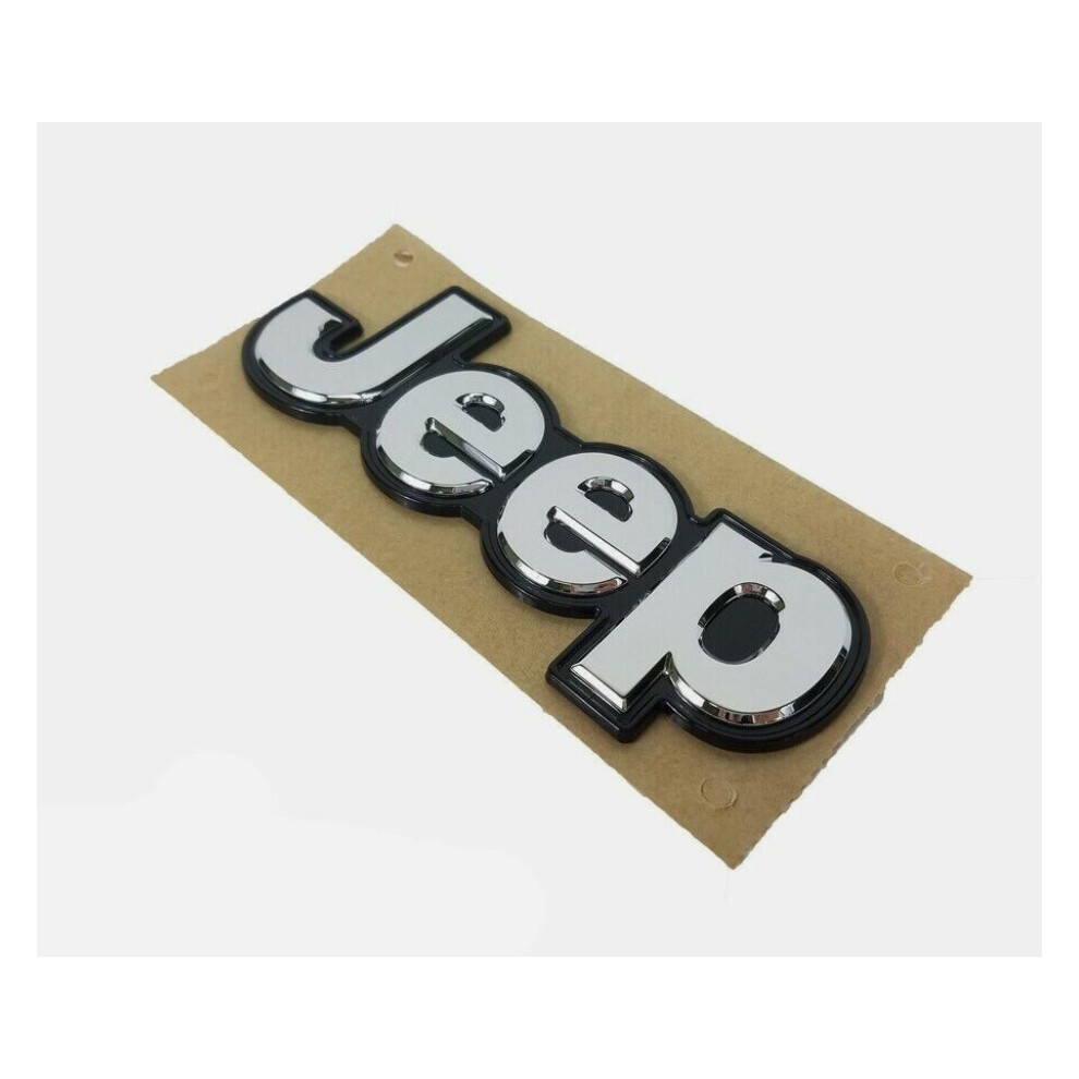 Newjass 15-17 Jeep Renegade Liftgate Tailgate Emblem Nameplate Badge Mopar Genuine