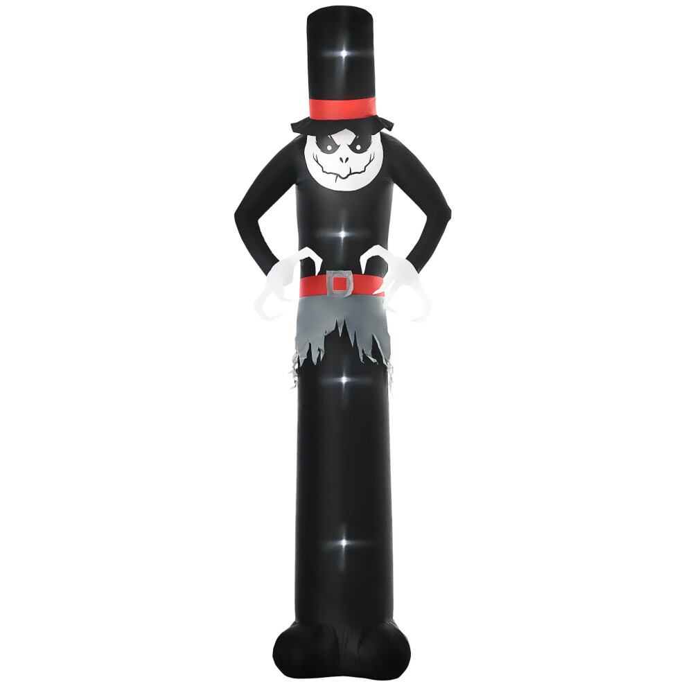 Outsunny 10' Inflatable Halloween Ghost Outdoor Decoration Waterproof Led Light