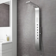 Stainless Steel Exposed Thermostatic Shower Tower Panel