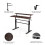 Costway 2Tier Adjustable Height Standing Desk w/Crank Ergonomic Computer Table 4