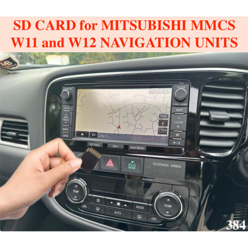 SD card map for Mitsubishi MMCS W11 and W12 system 2023 update on OnBuy