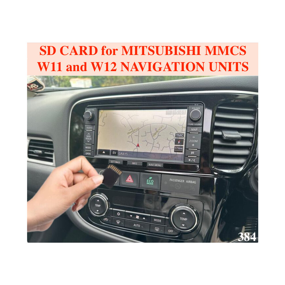 SD card map for Mitsubishi MMCS W11 and W12 system - 2023 update