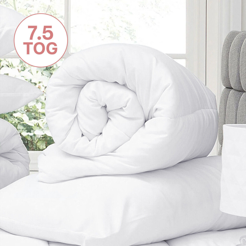 (Signle Duvet Tog, 7.5 Tog) Soft Anti-Allergy Tog Duvet Single Double King Summer Duvets Quilts