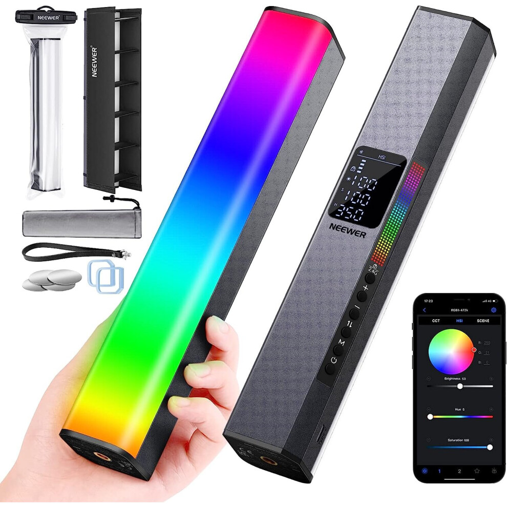 Neewer Rgb Led Video Stick With Touch Bar & App Control Light 5060987487138