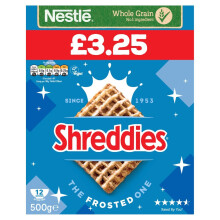 Shreddies The Frosted One 500g ( pack of 5 )