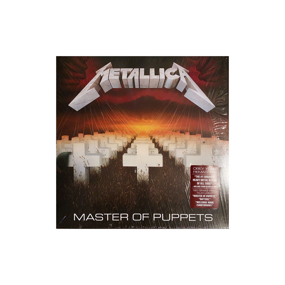 MASTER OF PUPPETS (REMASTERED) - METALLICA - vinyl