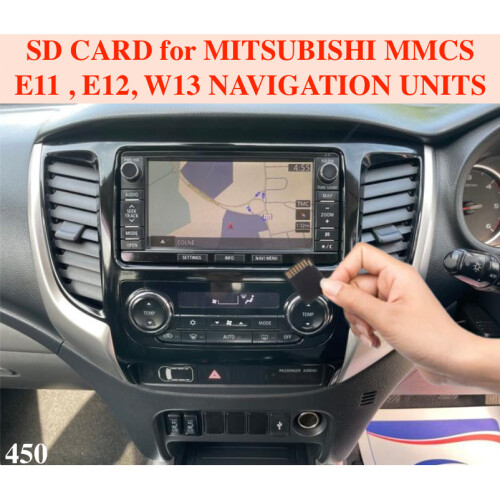 SD card map for Mitsubishi MMCS E11, E12 ,W13 system 2023 update on OnBuy