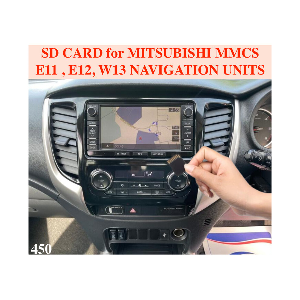 SD card map for Mitsubishi MMCS E11, E12 ,W13 system - 2023 update