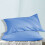 (Sky Blue, Pillow Case Only) Pack of 2 Fitted Sheets Bed Sheet Single Double King 2