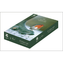 National Trust Birds & Wildlife Box Of 20 Charity Christmas Cards Card Boxes
