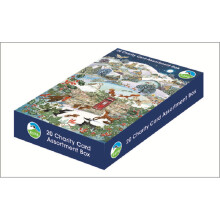 RSPB Box of 20 Birds & Wildlife Assorted Charity Christmas Cards Card Boxes