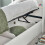 Bedmaster Oscar White Wooden Bookcase Ottoman Storage Bed Single 6