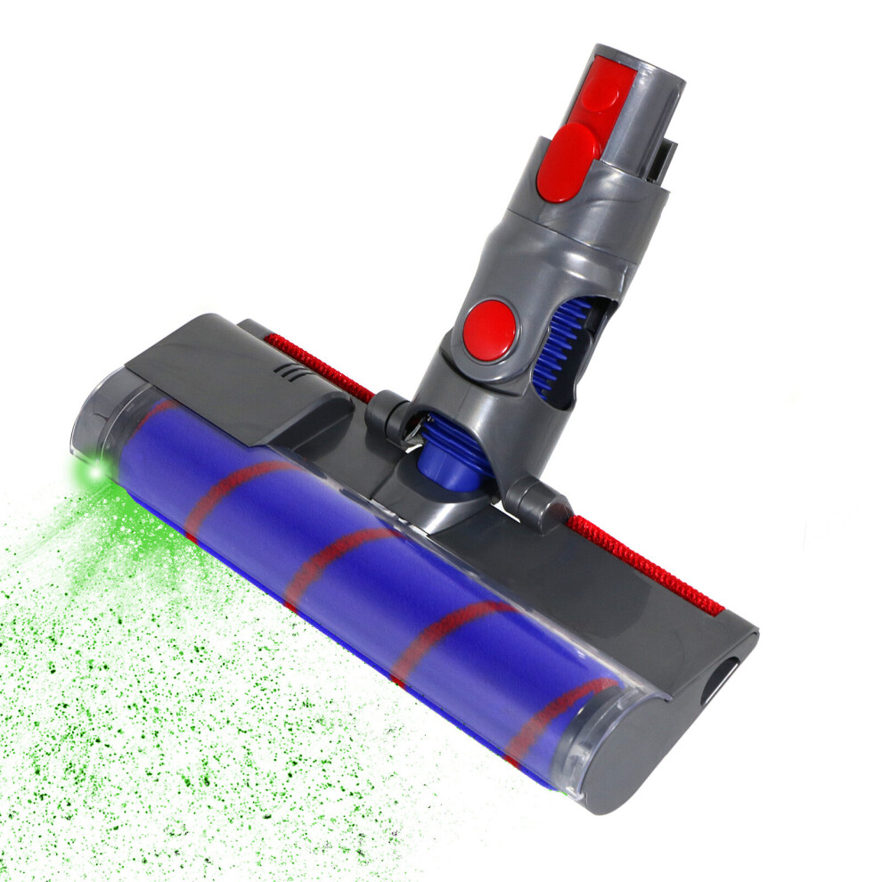 Spares2go Brush Head For Dyson V7 Sv11 V8 Sv10 Vacuum Cleaner Floor Tool Soft Roller Laser