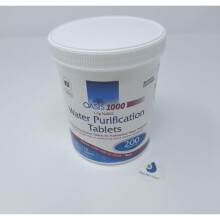 Oasis 1000 Water Purification Tablets Pack of 1