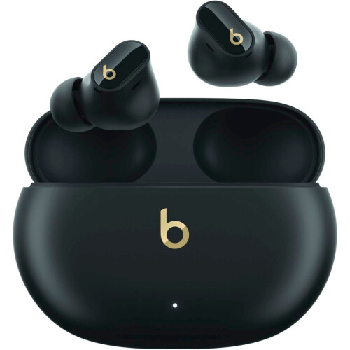Apple Beats Studio Buds: True Wireless Noise-Cancelling Earbuds, Black/Gold - ANC, Transparency, 8h Battery, Siri, Fast Fuel
