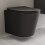 Affine Slim Soft Close D-Shape Toilet Seat - Top Fix Black 1