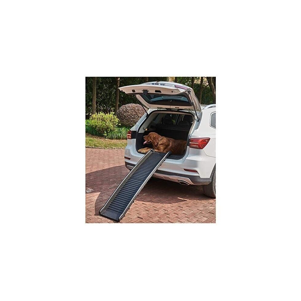 Foldable Ramps, Portable Pet Ramp with Non-slip, Easy-Fold Lightweight