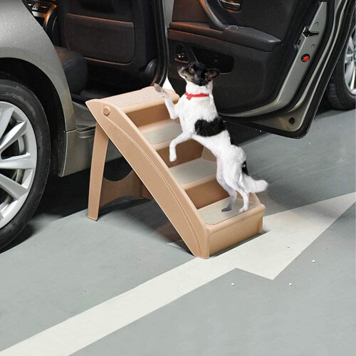 Foldable Stairs for Pets Portable Steps Collapsible Lightweight Ladder 1