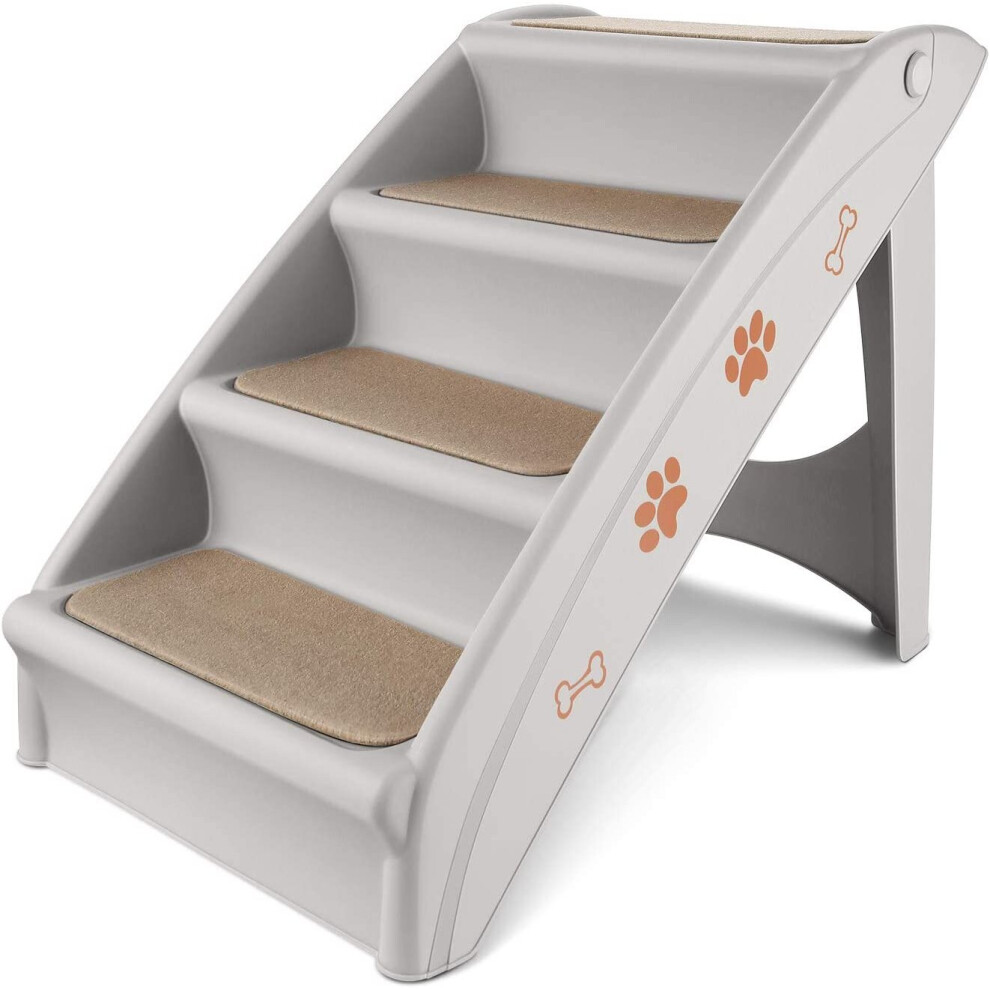 Foldable Stairs for Pets Portable Steps Collapsible Lightweight Ladder