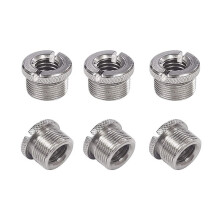 6 Pcs 5/8 inch Male to 3/8 inch Female Mic Converter Threaded Screw