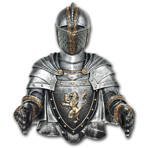Toilet Paper Holders Medieval Statue Knight Decor Paper Towel Holder