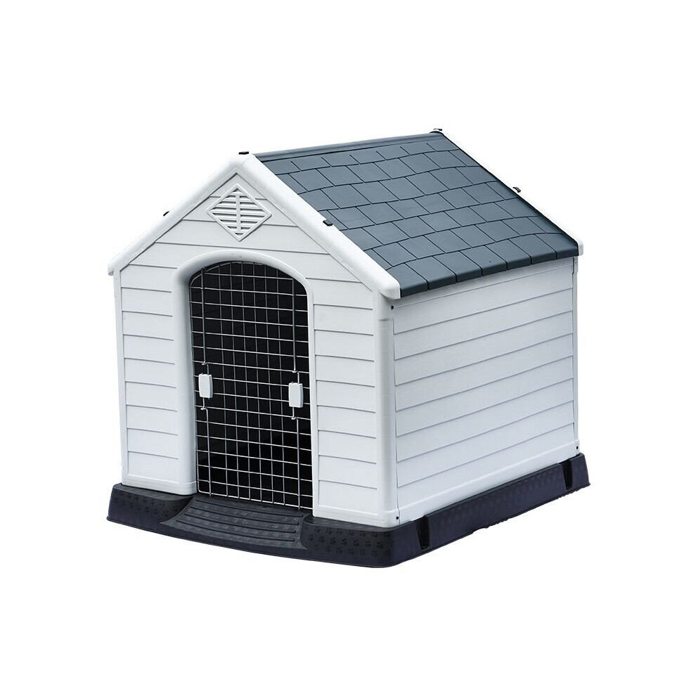 (427) Plastic Pet Kennel Indoor, Outdoor Pet Shelter