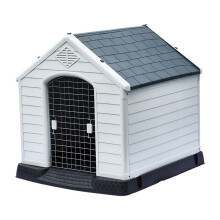 (413L) Plastic Pet Kennel Indoor, Outdoor Pet Shelter