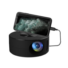 YT200 LED Mobile Phone Projector Home Mini Projector Portable