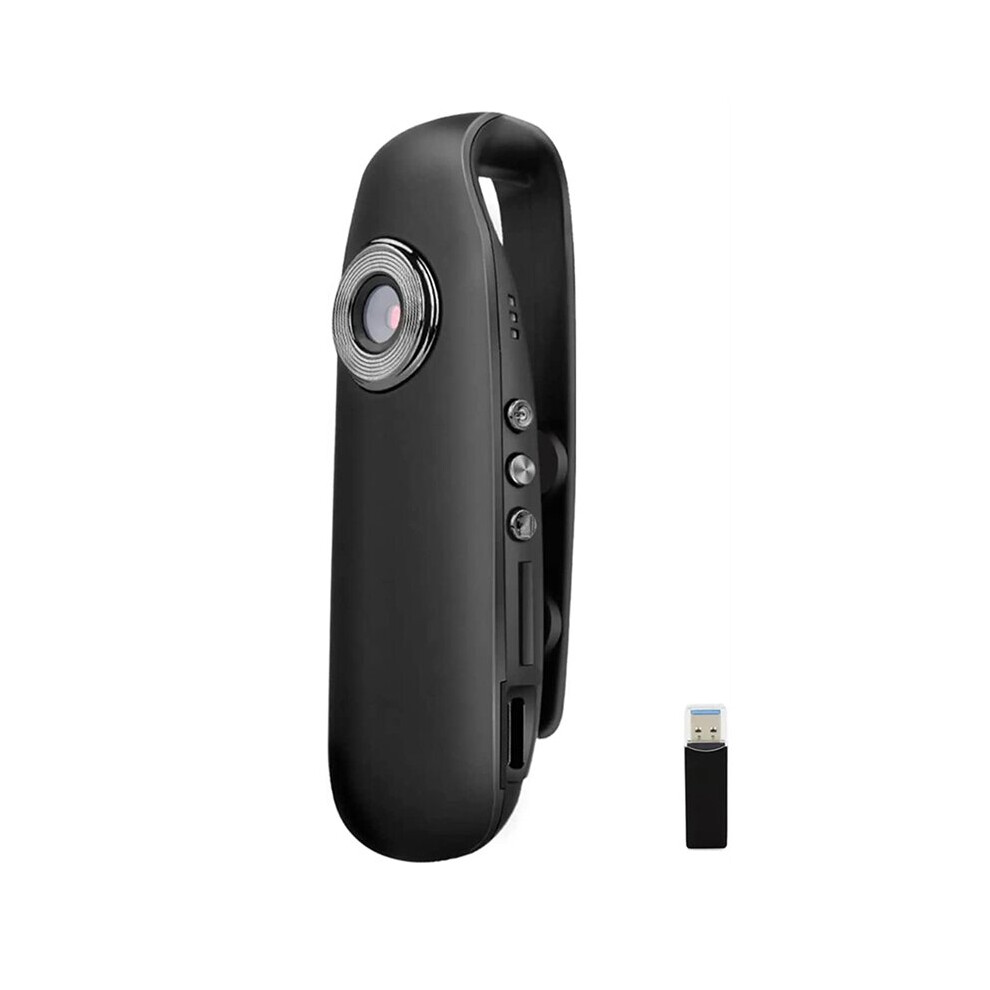 Police Body Camera , 1080P Mini Wearable Camera, US Plug 