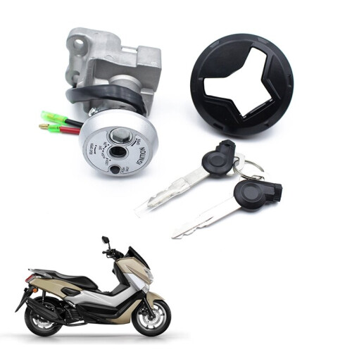 Ignition Switch Lock Fuel Petrol Tank Cap for NMAX 155 15-19