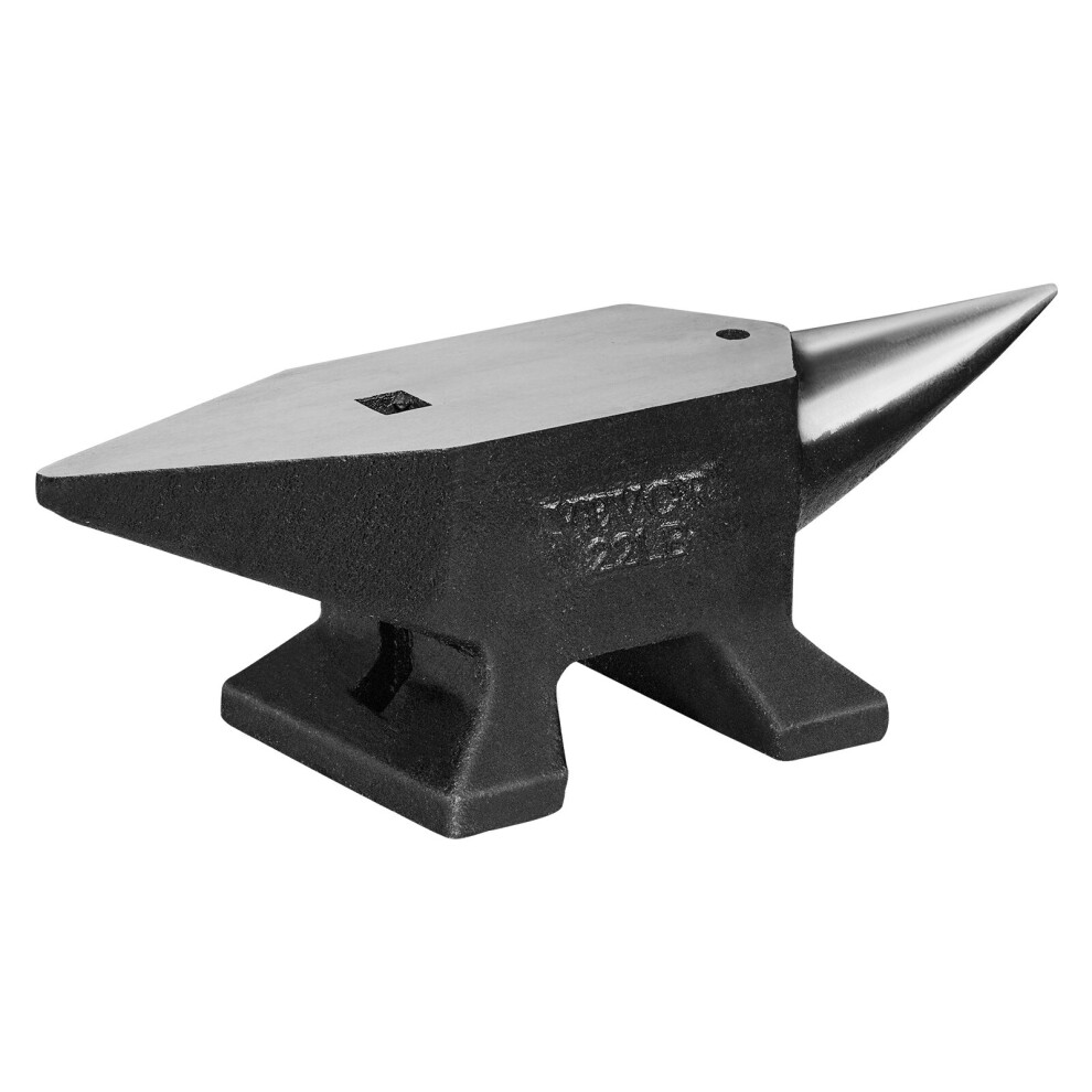 Vevor Single Horn Anvil Cast Steel Anvil 22 Lbs Blacksmith For Forging Metalwork