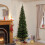 Snowtime 5ft Green Pine Pencil Slim Artificial Christmas Tree with 236 1