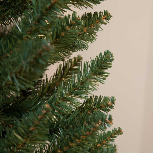 Snowtime 5ft Green Pine Pencil Slim Artificial Christmas Tree with 236 1
